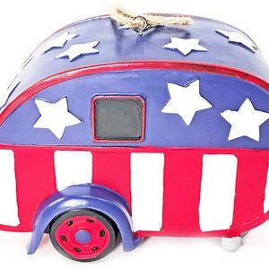 New-  Americana Trailer Birdhouse